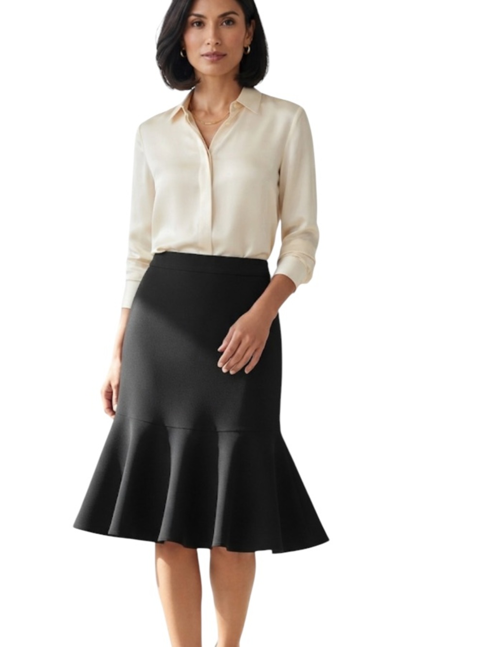 Vintage Concepts Conrad C Skirt Women's Jersey Flare Skirt, Size 12